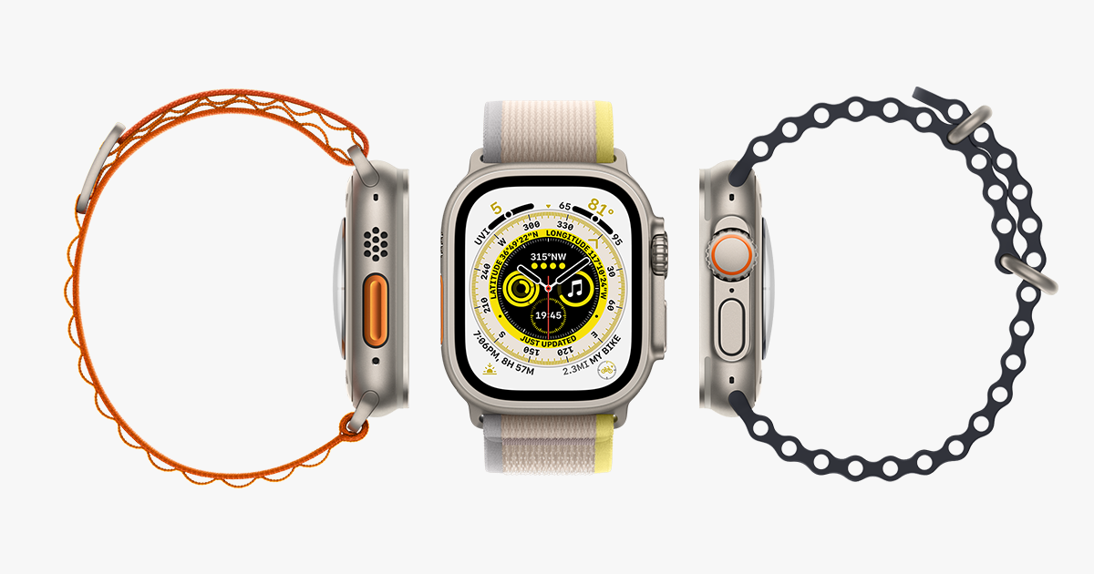 ساعت هوشمند مدل MT8 ultra همراه با لوگو اپل 49mm