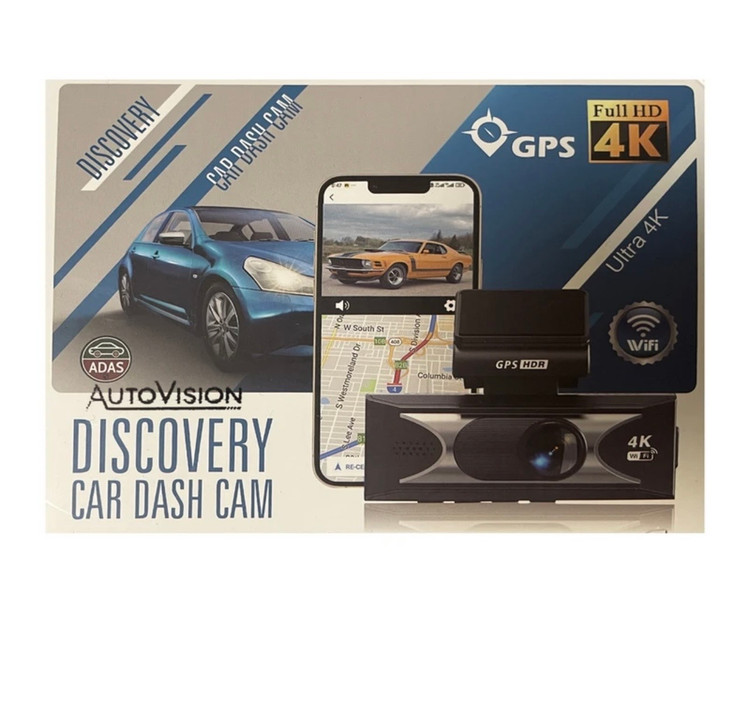 دوربین ثبت وقایع خودرو 4K اتوویژن مدل HX230 به همراه دوربین عقب، wifi و GPS