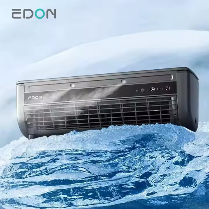 مینی کولر شارژی Edon مدل E868 با ریموت و مه پاش