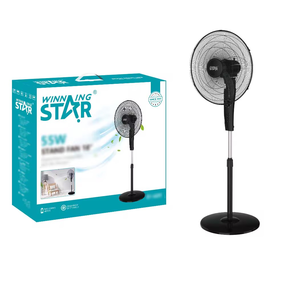 پنکه ایستاده 18 اینچ وینینگ استار مدل ST-4201 (5 پره، 55 وات)