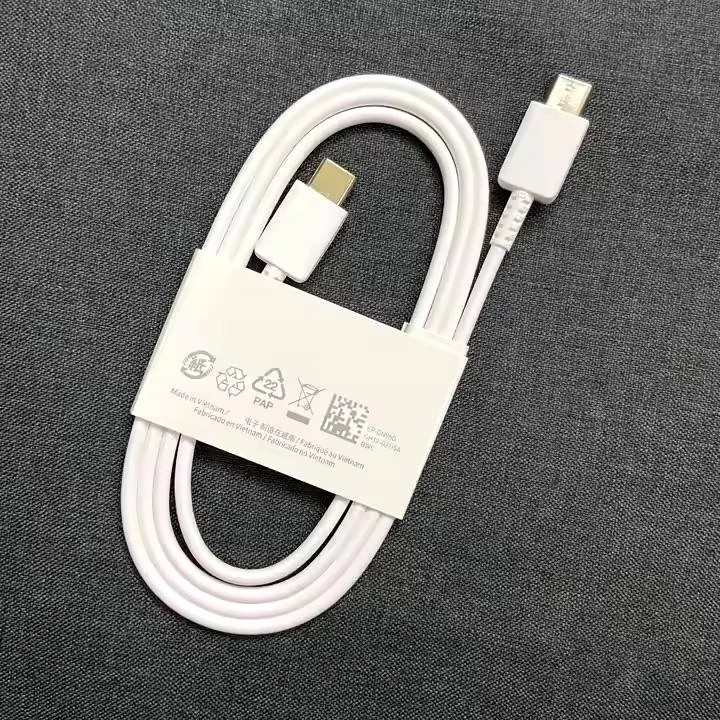 کابل شارژ 25 وات دو سر تایپ سی اصلی سرکارتنی Samsung Galaxy M36