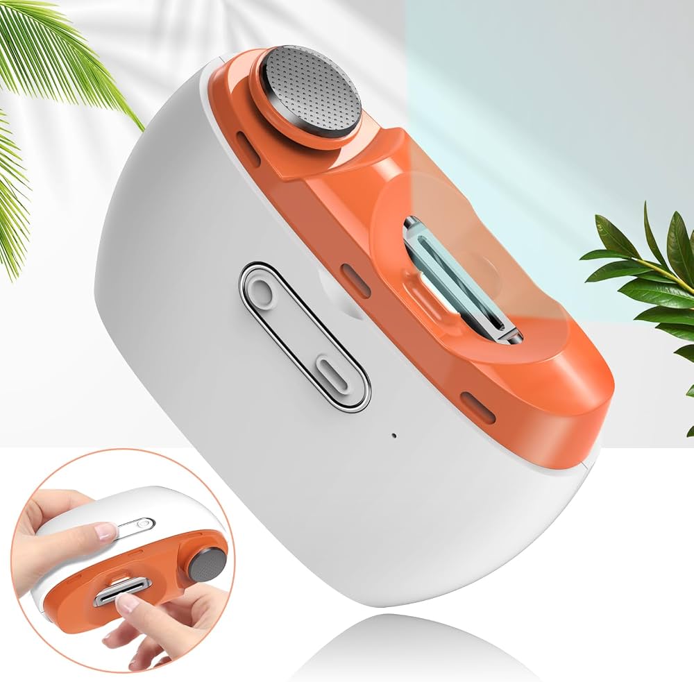 ناخن‌گیر برقی و سوهان ناخن مدل D606 با LED