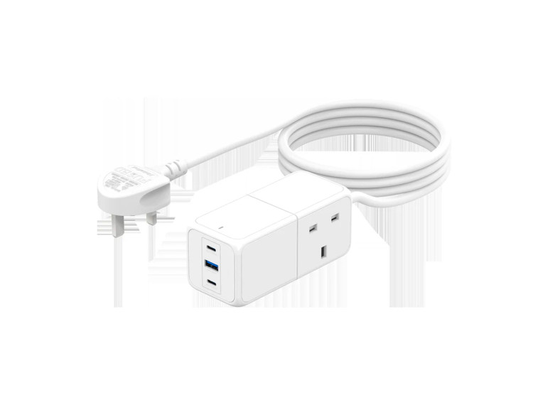 شارژر رومیزی ۶۵ وات GaN ریچی RECCI مدل RC48U | سه پورت USB-C و USB-A