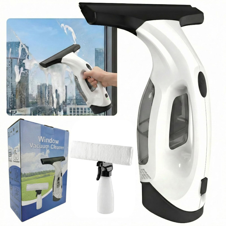 شیشه پاککن شارژی و مکنده آب ArtnPlan مدل WV-1 با قدرت مکش 2000Pa و تیغه 28 سانتیمتری