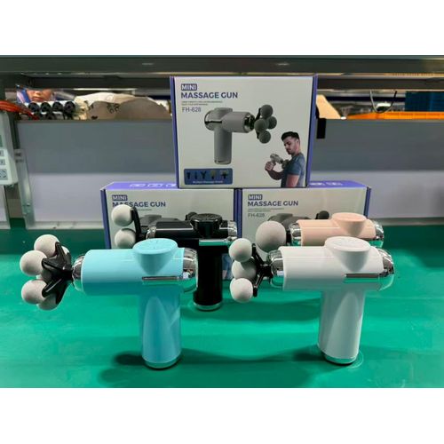 ماساژور تفنگی مینی FH-628 شارژی با ۴ سری ماساژ، ماساژور بدن و عضلات قابل حمل