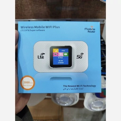 مودم جیبی 4G LTE مدل GS19 | مودم سیمکارتی قابل حمل با Wi-Fi و باتری قابل تعویض