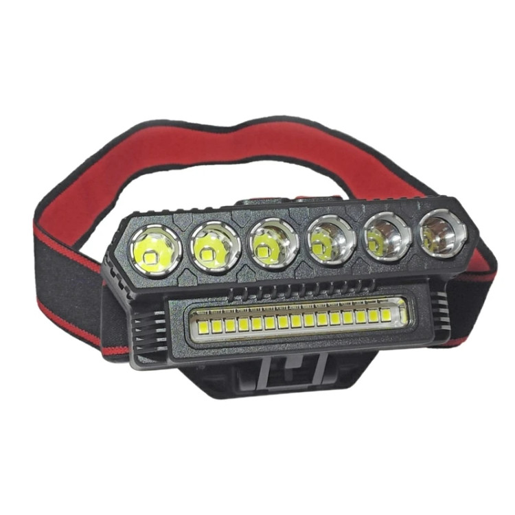 چراغ پیشانی شارژی مدل W680 با ۴ حالت نوردهی و ۲۱ لامپ LED و SMD