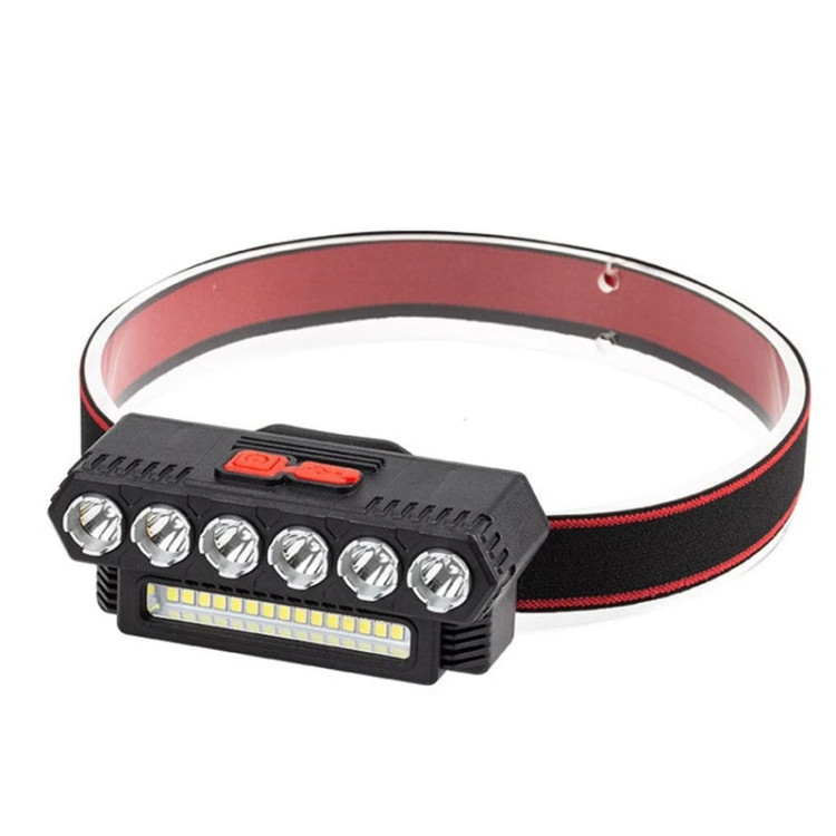 چراغ پیشانی شارژی مدل W680 با ۴ حالت نوردهی و ۲۱ لامپ LED و SMD
