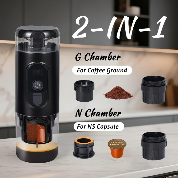 اسپرسو ساز شارژی قابل حمل مدل PORTABLE ESPRESSO MACHINE JY-001BX