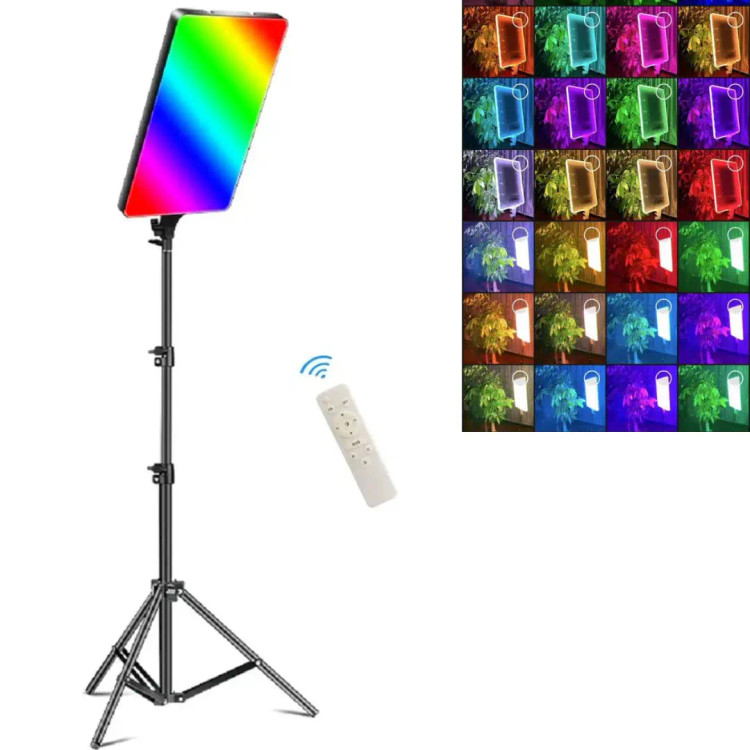 نور ثابت ال ای دی PM-48 RGB همراه سه پایه