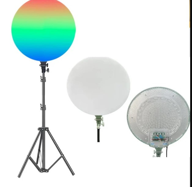 سافت لایت RGB مدل GS-330 همراه پایه نگهدارنده و هولدر موبایل مخصوص تولید محتوا